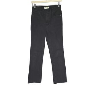 MADEWELL Cali Demi-Boot Jeans in Bayland Wash: Raw-Hem Edition Women’s Size‎ 26